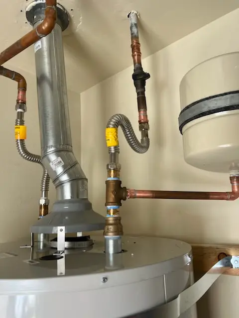 Water heater installation and plumbing repair in Jackson